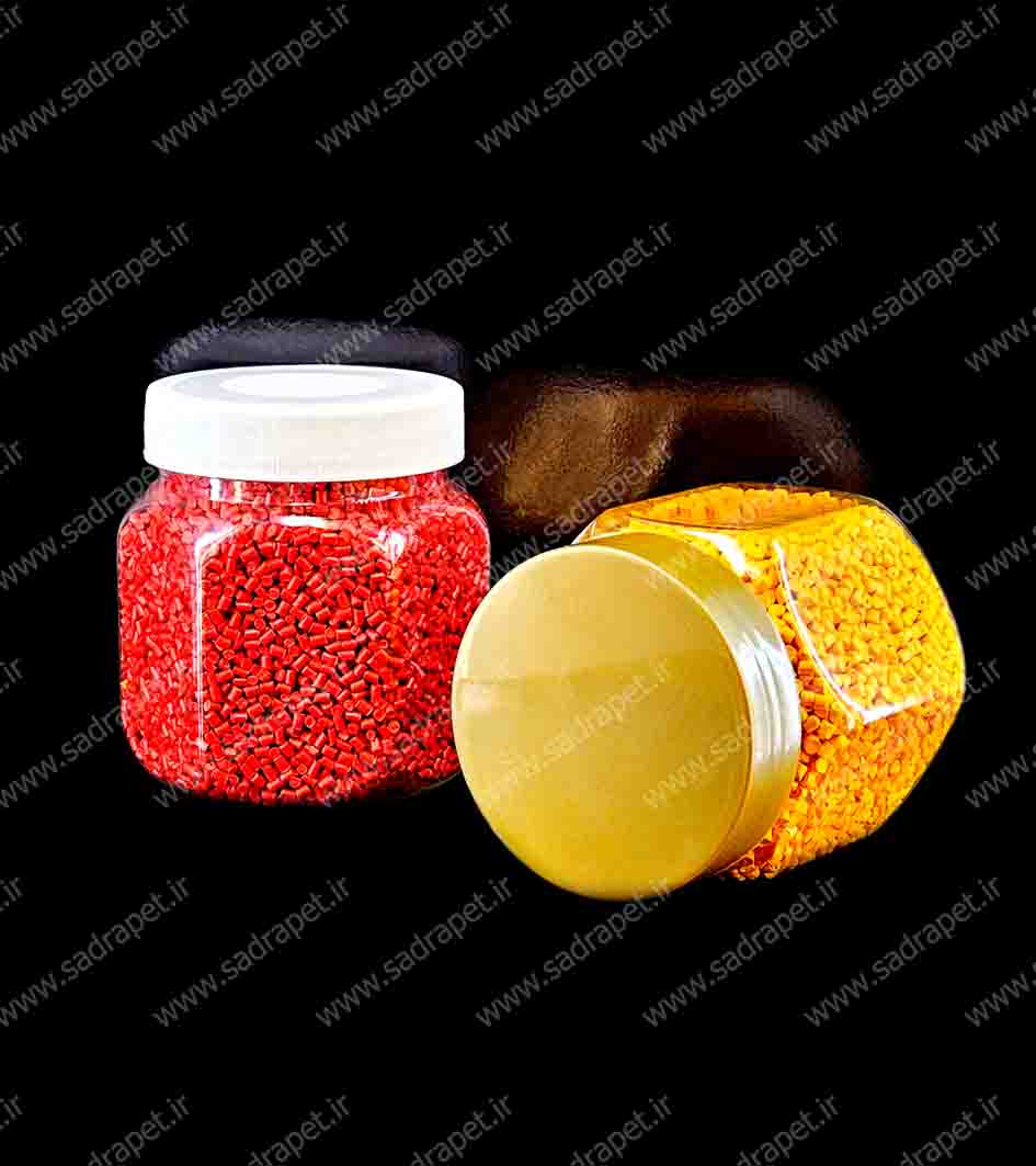 ظرف نیم کیلو عسل یا ۳۵۰ سی سی دهانه ۷۰ شش گوش